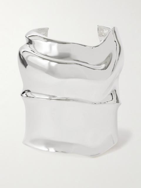 Pool Silver-plated Cuff