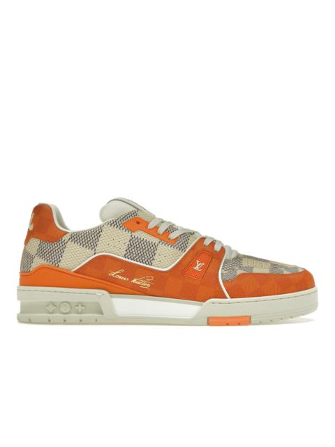 Louis Vuitton LV Trainer Damier White Orange