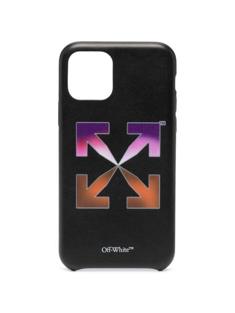 gradient Arrow print iPhone11 Pro case