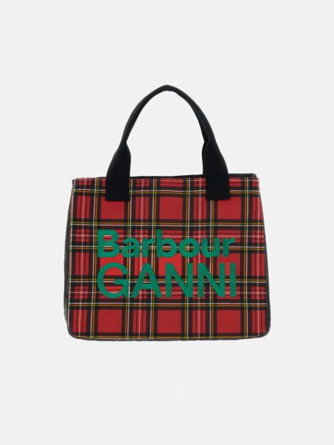 BARBOUR X GANNI TOTE BAG