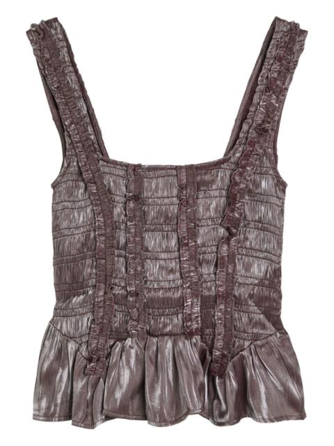 Raphi ruffled top