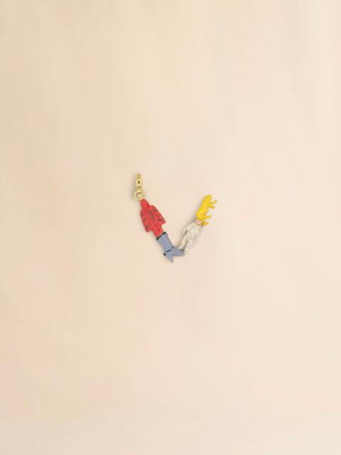 MARNI ALPHABET "V" CHARM