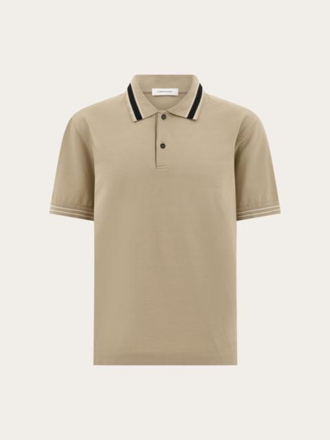 Short sleeve polo shirt