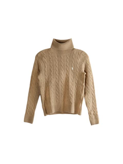 Polo Ralph Lauren Women's Wool Cashmere L/S Pullover Camel Melange