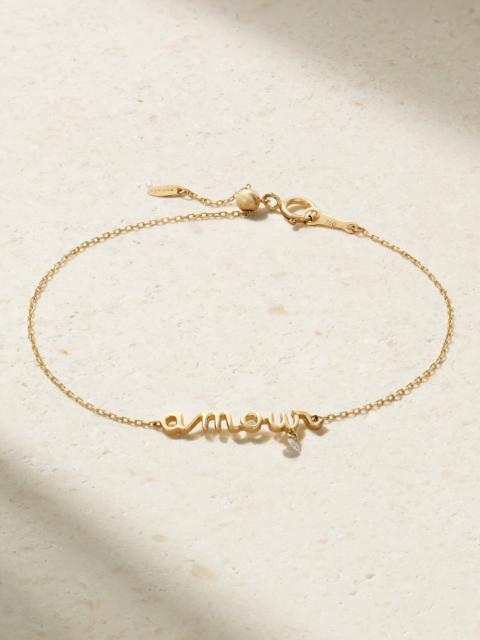 Amour 18-karat Gold Diamond Bracelet