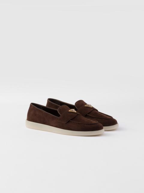 Suede loafers