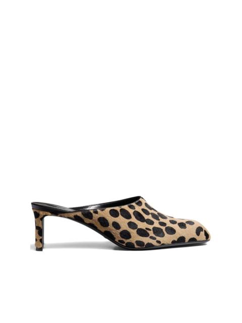 100mm Colt spotted heeled mules