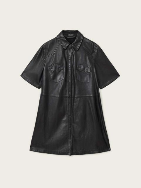 ROCK LEATHER DRESS