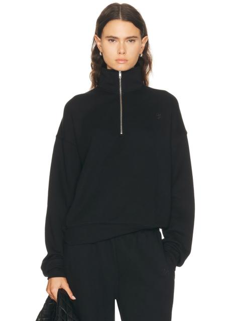 Oversized Half Zip Sweatshirt
