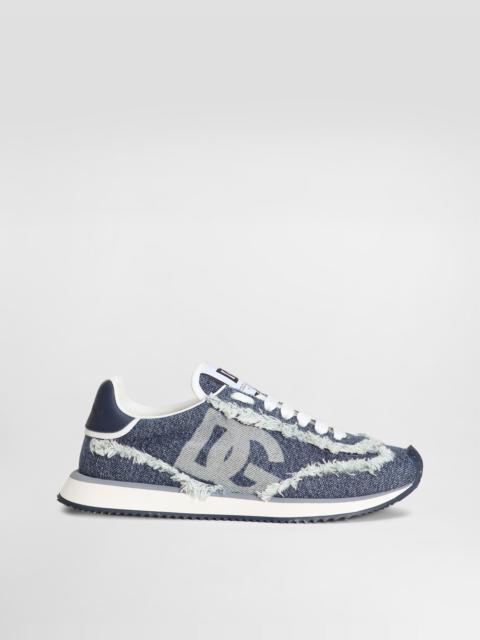 Mixed-material DG Cushion sneakers