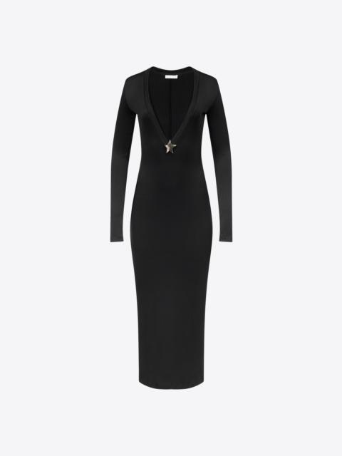 STAR STUD LONG SLEEVE DRESS