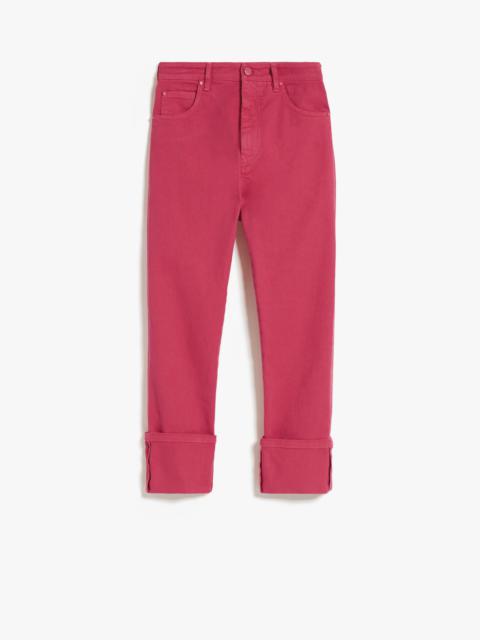 DECANO Cropped jeans in stretch bull