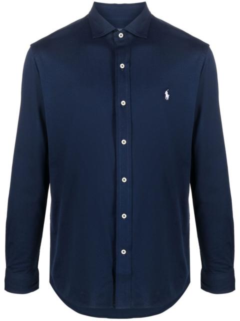 embroidered polo-pony shirt