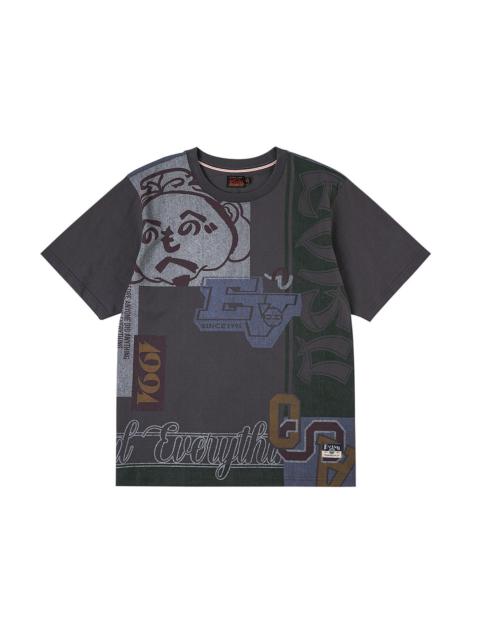 Henohenomohe Godhead and Logo Regular Fit T-shirt