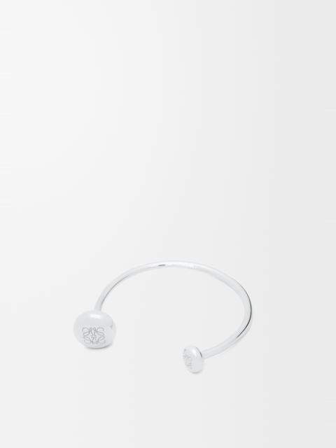 Anagram Pebble cuff in sterling silver
