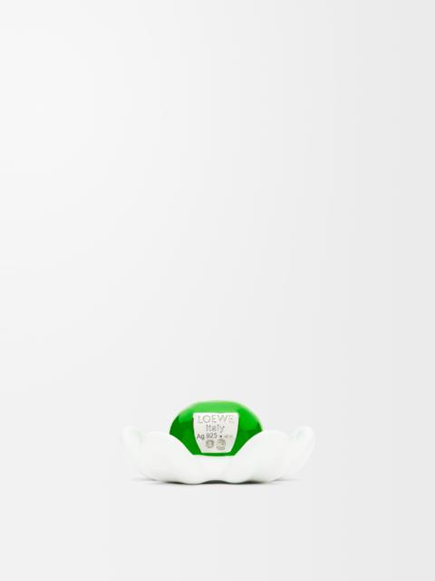 Flower Hat pendant in sterling silver