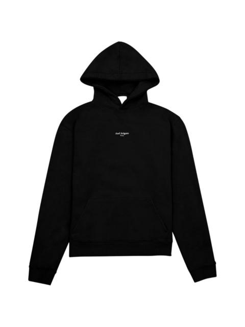 embroidered-logo organic cotton hoodie