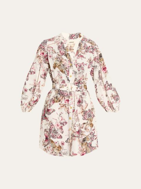 Kiersten Belted Mini Shirtdress
