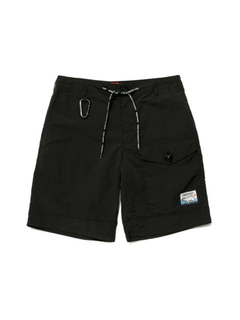 Human Made Polar Bear Nylon Militaly Shorts Black