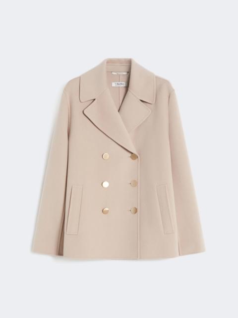 Wool broadcloth jacket - BEIGE PINK