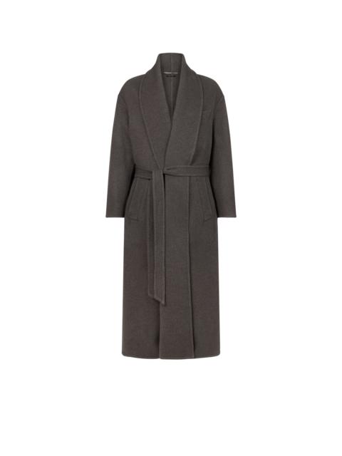 DOUBLE SPLITTABLE CASHMERE SHAWL COAT