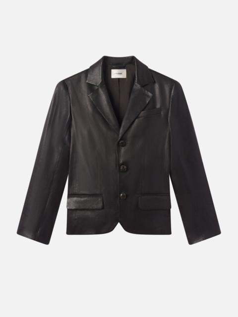 The Leather Smart Blazer