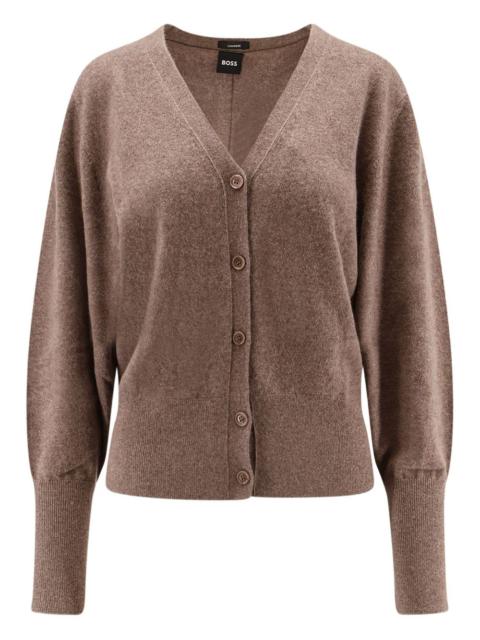 button V-neck cardigan
