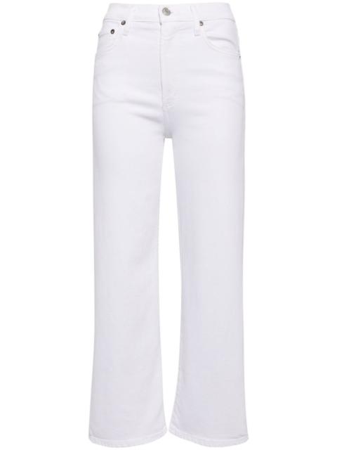Harped straight-leg jeans