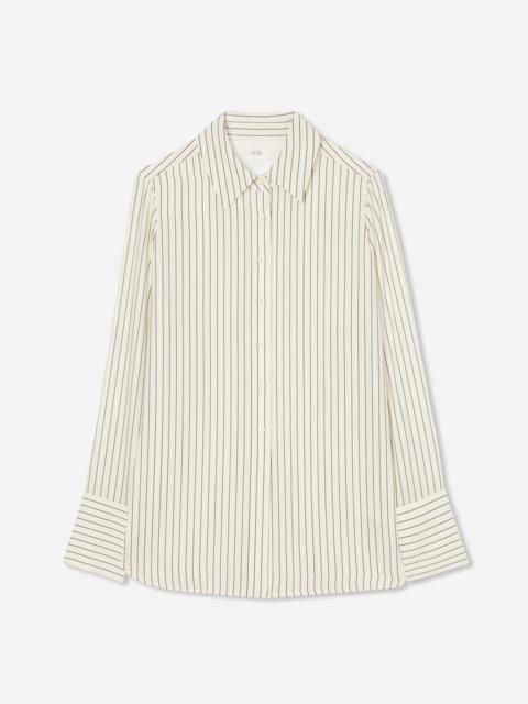 Collared Button Down Shirt in Silk