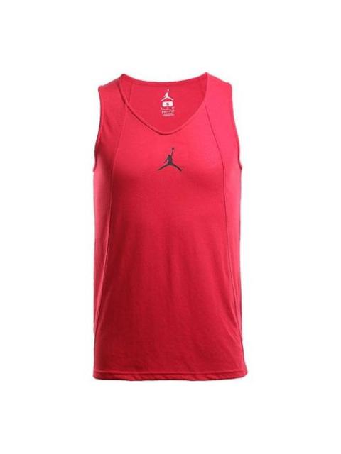Air Jordan Casual Sports Quick Dry Basketball Vest Red 789481-687