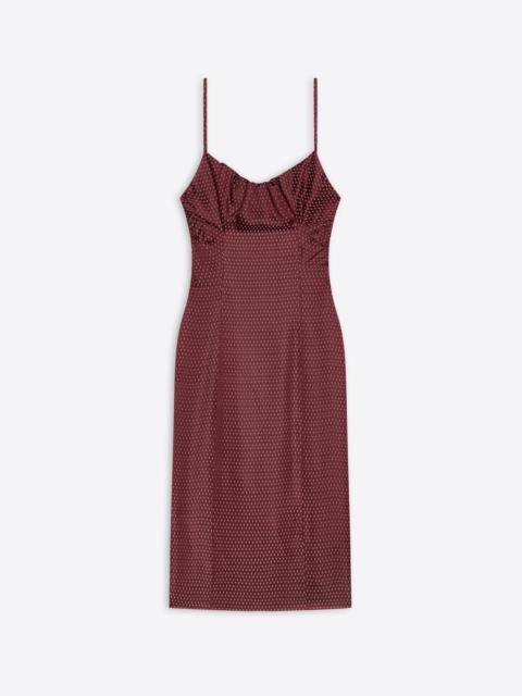JACQUARD SLIP DRESS