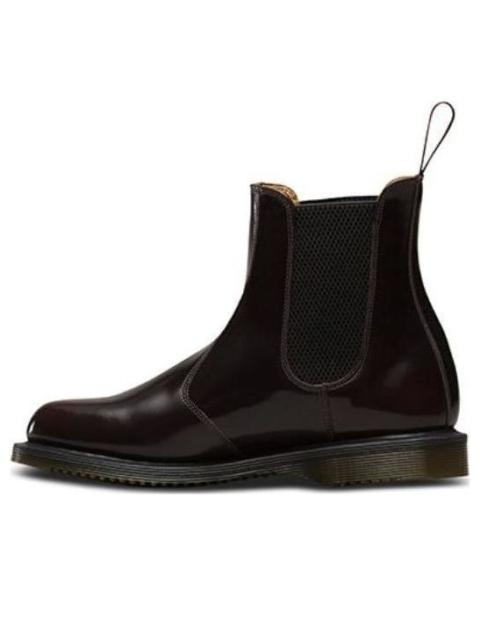 (WMNS) Dr.Martens Flora Smooth Leather Chelsea Boots 'Cherry Red' 14650601