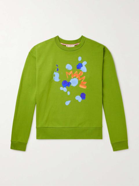 Logo-Print Cotton-Jersey Sweatshirt