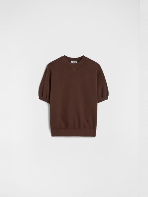 Cotton Terry Crew-Neck T-Shirt