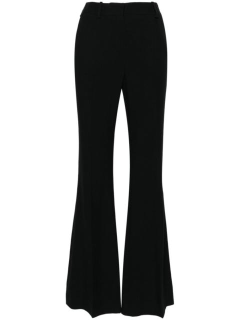 tailored flared trousers