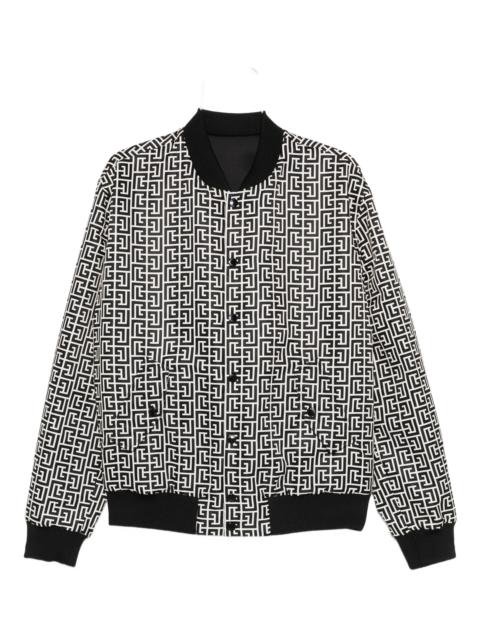 Balmain Reversible Patterned Bomber Jacket