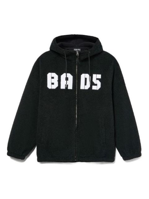 Li-Ning BadFive Logo Full Zip Hooded Jacket 'Black White' AFDR733-5