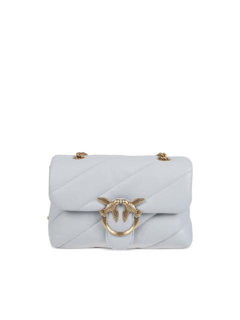 quilted bird-detail shoulder bag