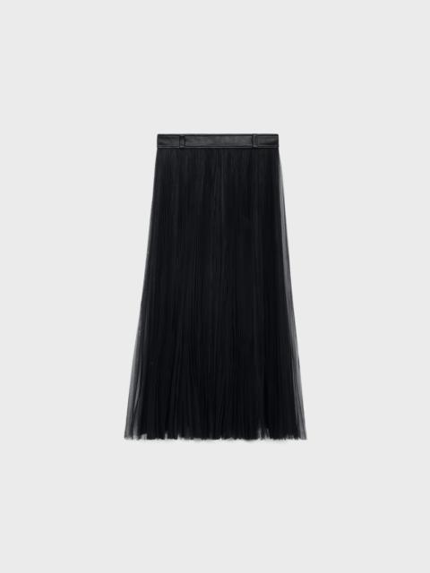 Celine Mesh Pull-On Skirt (Dark Blue) main image 1