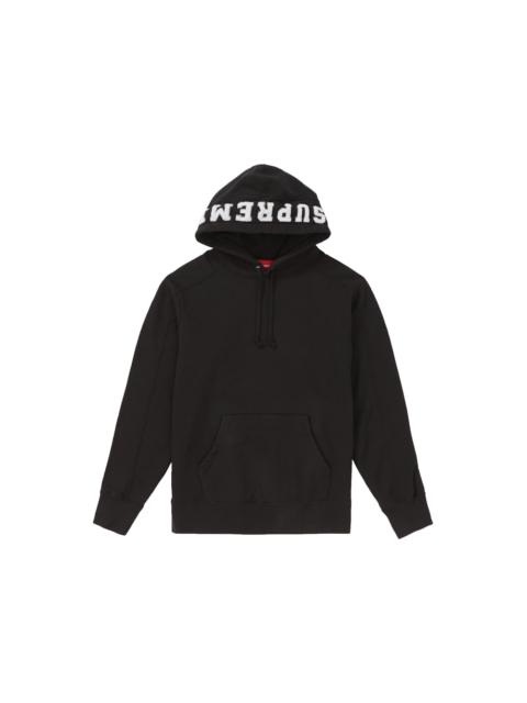 Supreme Paneled Hooded Sweatshirt Black