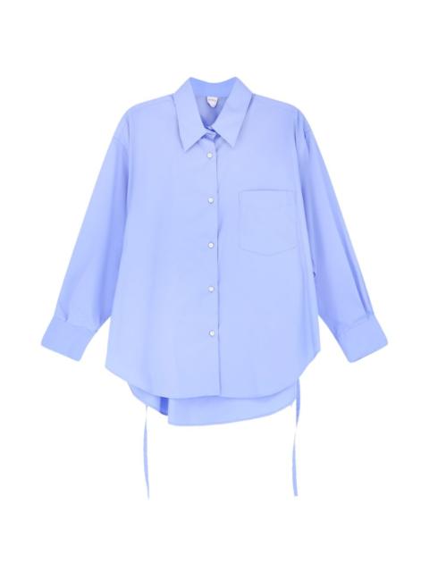 patch pocket cotton shirt