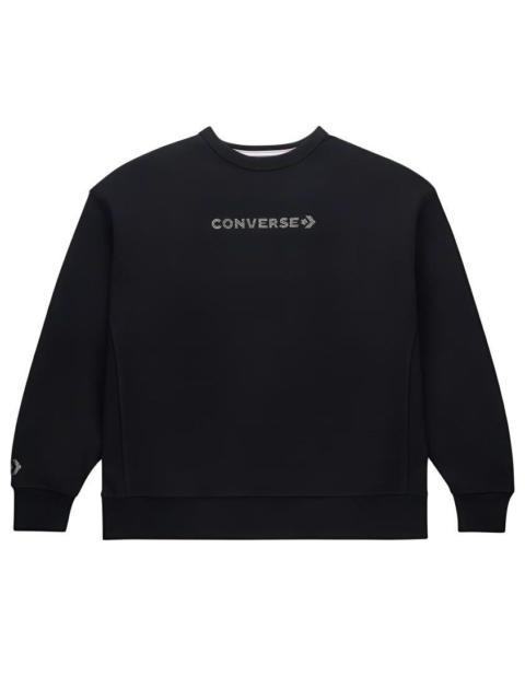 Converse Gold Standard Crew Neck Sweatshirt with Swarovski Crystals 'Black' 10027136-A01