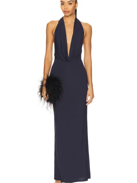 Nessie Cowl Maxi Dress