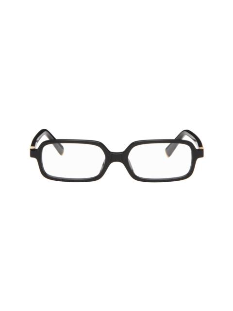 Black Rectangle Glasses