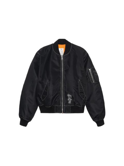 Stussy Built Reversible Bomber Jacket Black