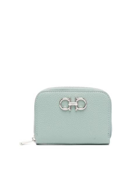 Gancini leather wallet