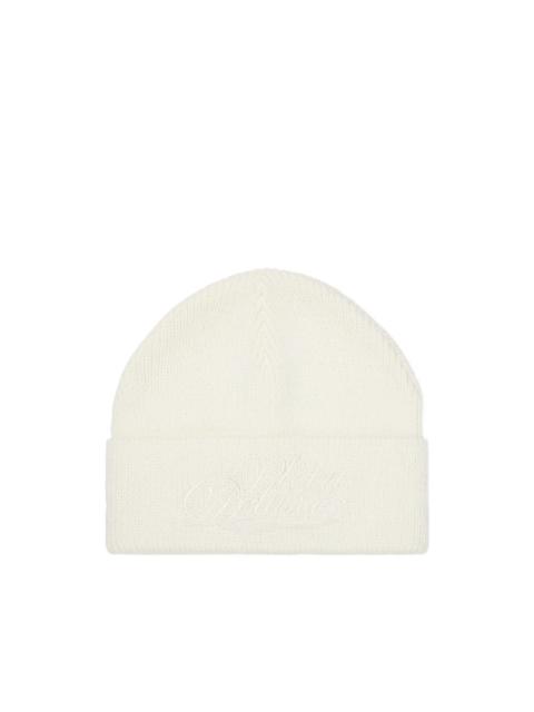 embroidered beanie