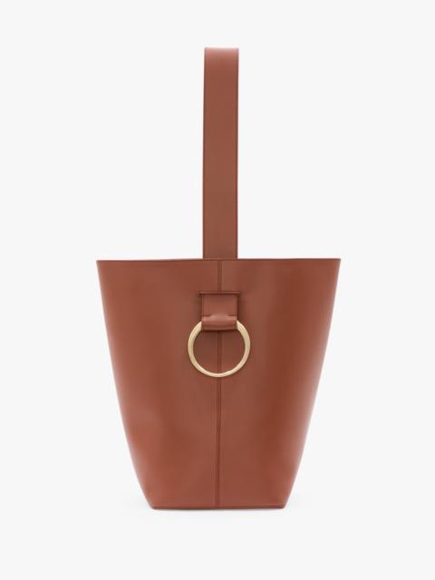 Dia Bucket Bag In Tan Smooth Leather