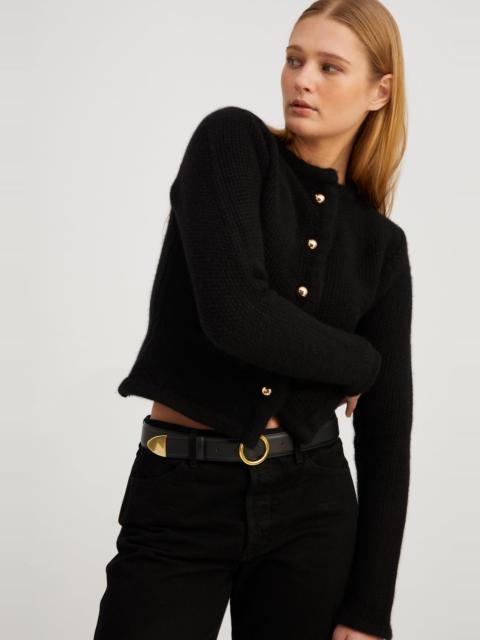 BLACK CASHMERE INGRID JACKET