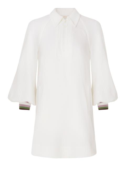 NATURA TEXTURED JERSEY DRESS